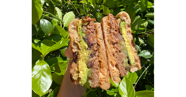 Plant Based Burger on a Sourdough English Muffin Recipe